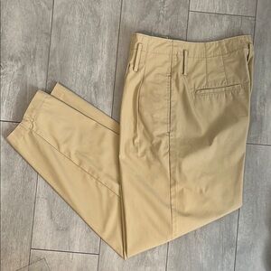 LEVI’S PREMIUM Khaki High Waist Cotton Pants Chinos Tapered Pleated, Size 30